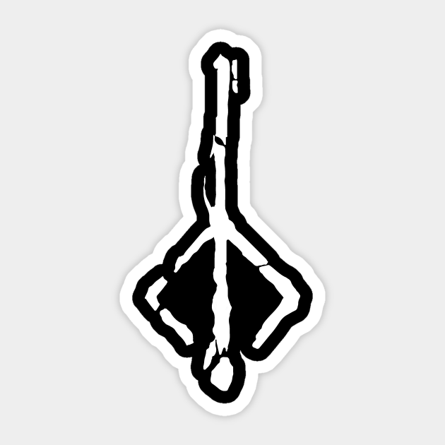 The Hunter's Mark Bloodborne Bloodborne Sticker TeePublic